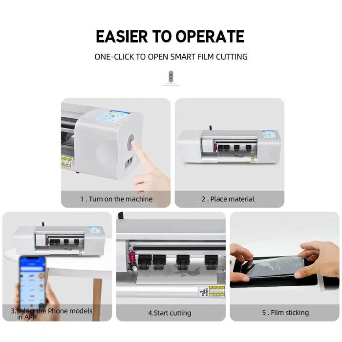 Factory Supply Hydrogel Film Cutter Plotter Tpu Film Cutting Machine With Touch Screen - Image 4