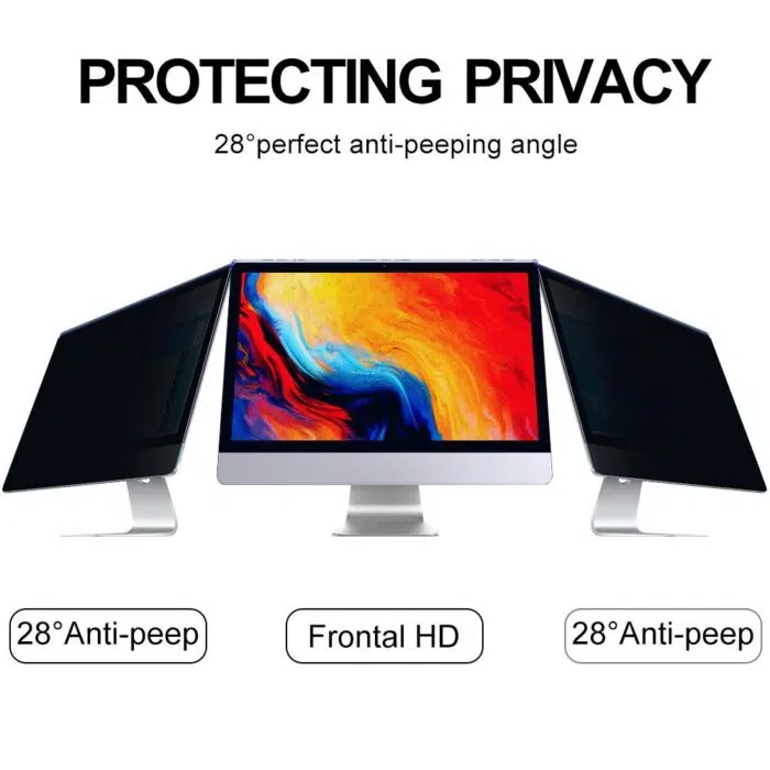 محصول جدید Anti Peep Privacy Screen Film 24 فیلتر حریم خصوصی دسکتاپ کامپیوتر اینچ - تصویر 3