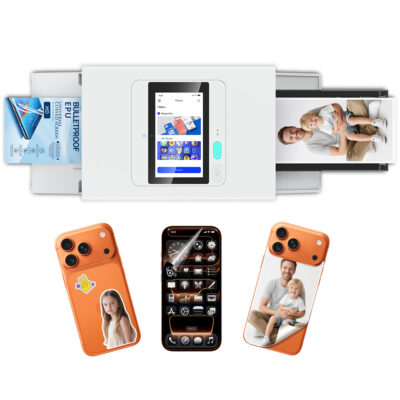 All-in-One Convenience Thermal Dye-Sublimation Photo Printer Cutting Machine for Mobile Phone Skin Sticker and Screen Protector