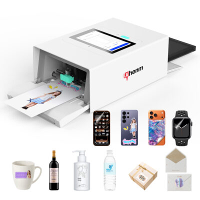 Lhm 3-in-1 Photo Mobile Phone Skin Printer Hydrogel Film Screen Protector Cutting Machine