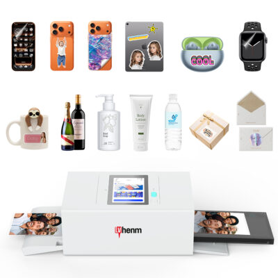 Customized Sticker Printer Cutting Machine 3-in-1 Thermal Dye-Sublimation Photo Printer Phone Skin Hydrogel Machine