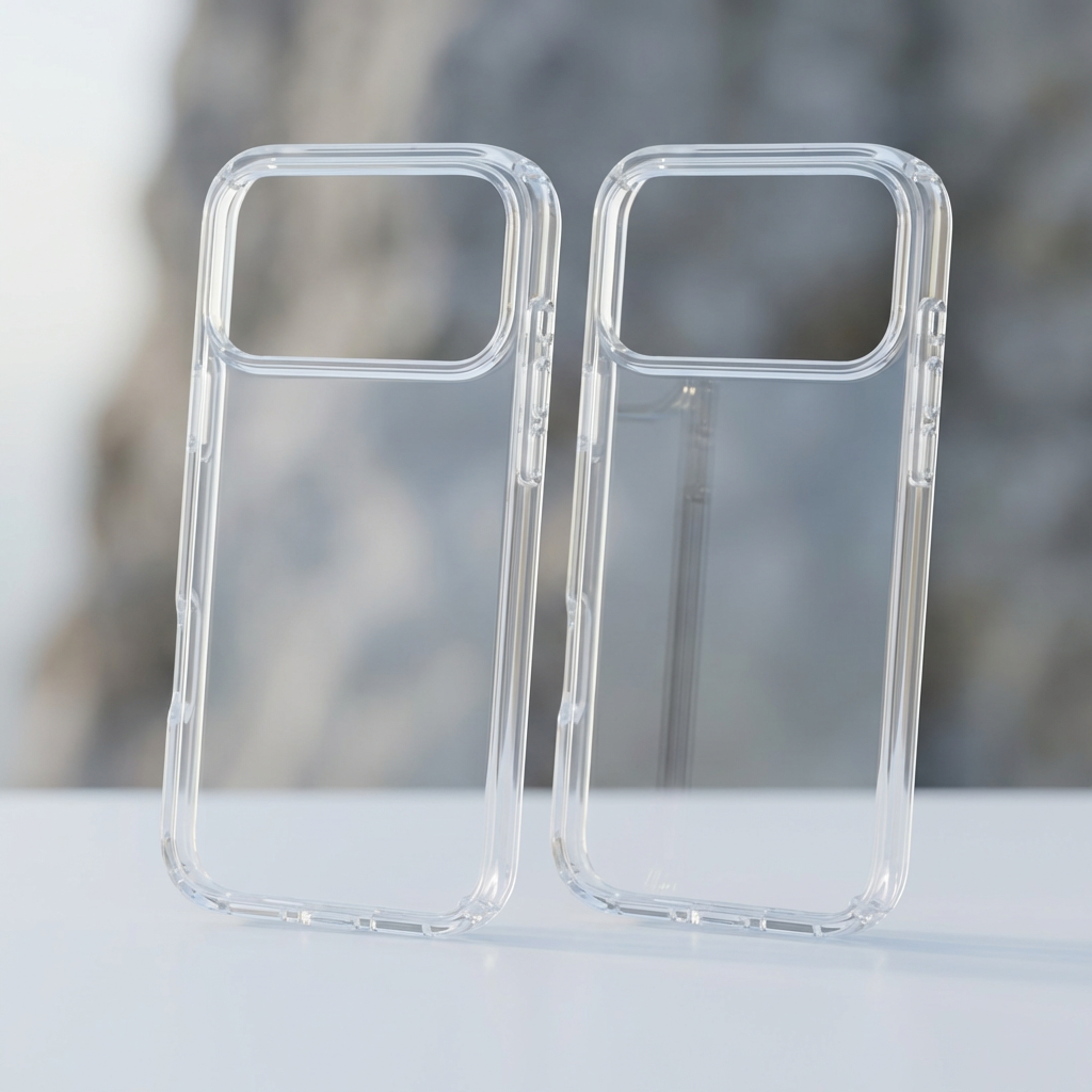 Premium PC Transparent Smartphone Cover Shockproof Clear Case for IPhone 12 13 14 15 16 17 Pro Max