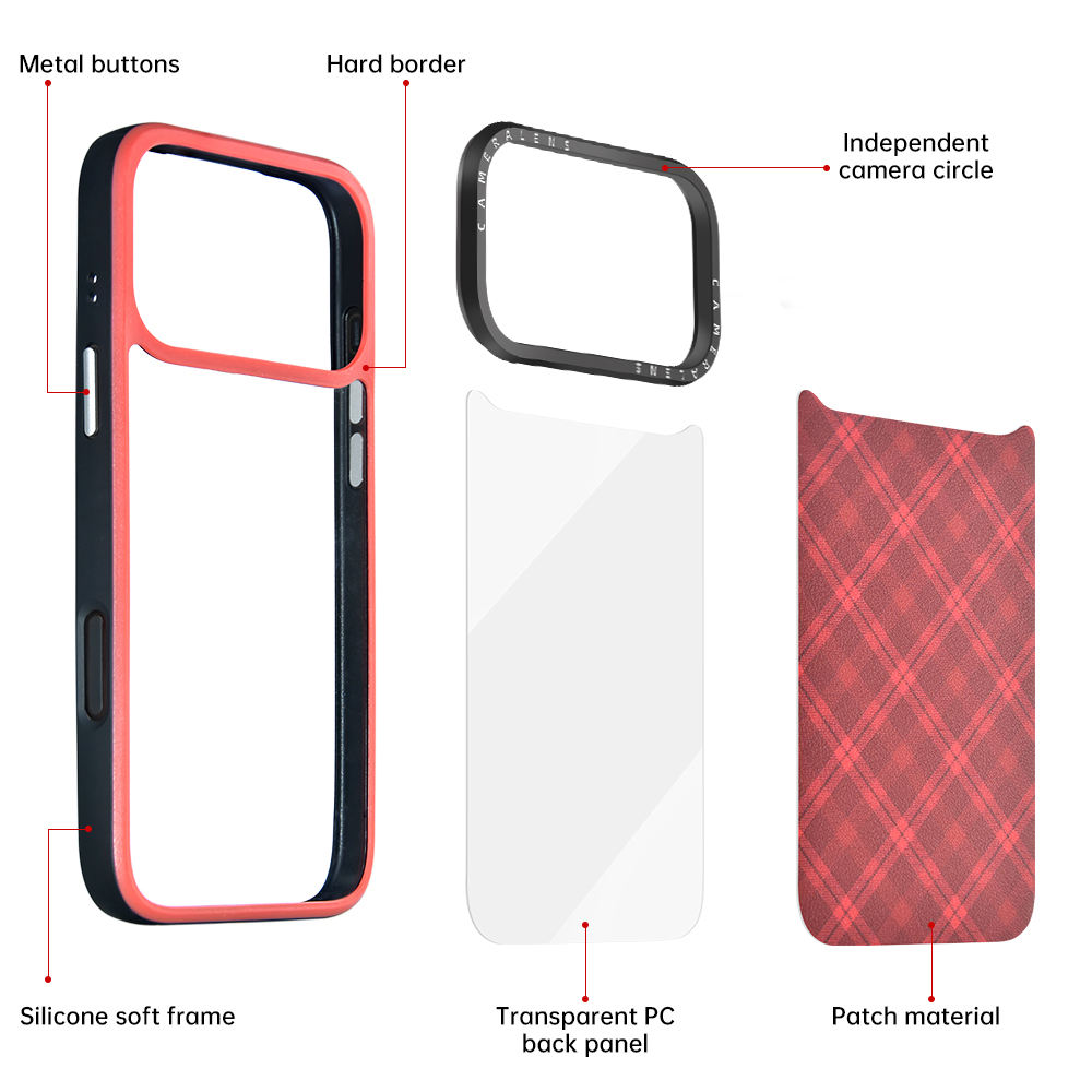 Magnetic Phone case with Interchangeable Back Plates Custom Magnetic Phone case with Removable DIY Panels - Image 2