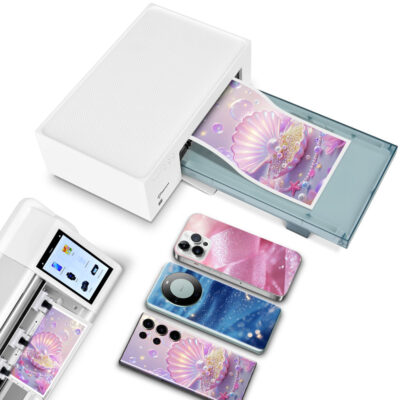 60s Fast Printing Machine Mini Smart Thermal Phone Back Cover Skin Machine Available for All Mobile Phone Models
