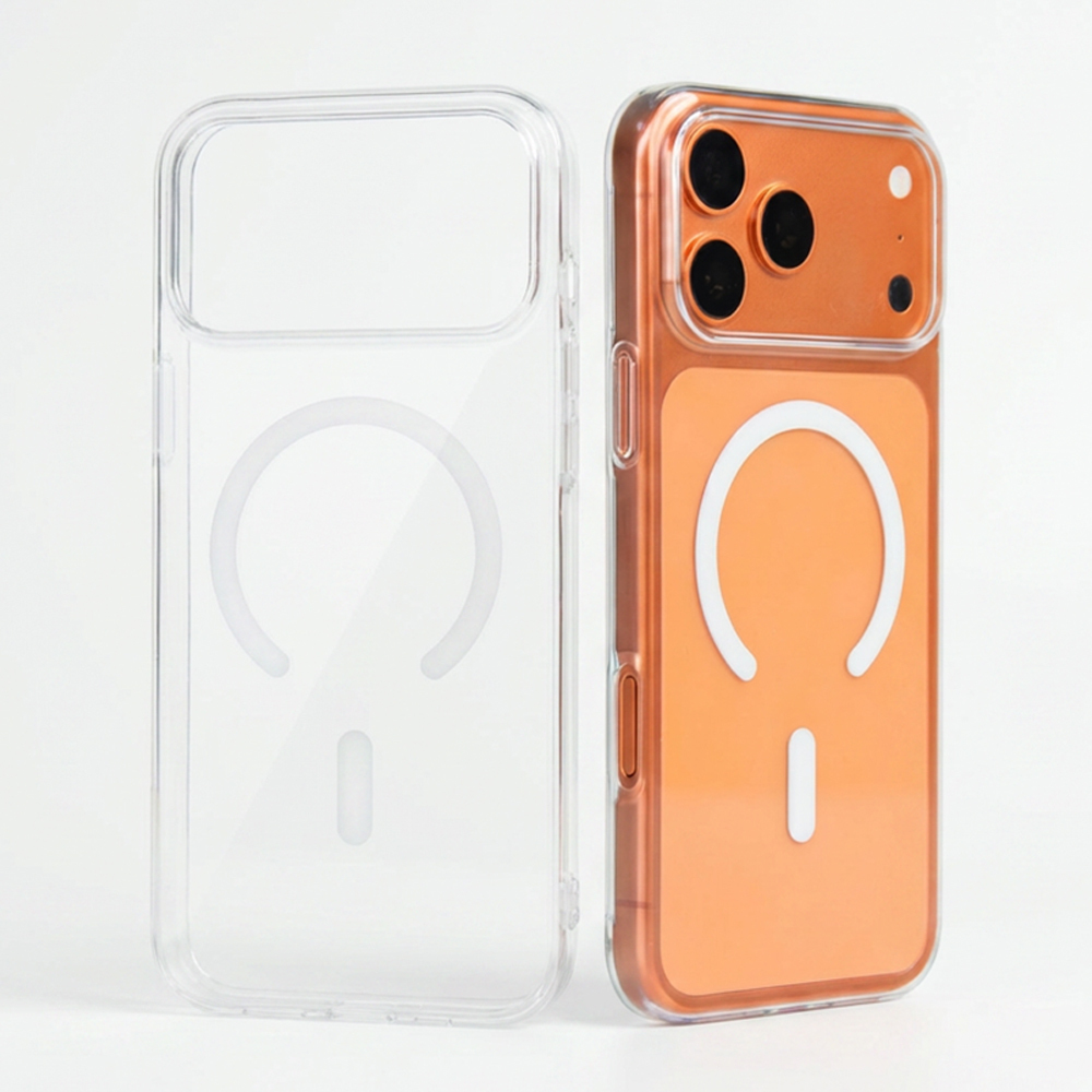 Transparent Acrylic Phone case Magnetic Phone Case for iPhone 18 17 16 15 14 13 12 11 Pro Max Plus 17 Air Xr Xsmax - Billede 3