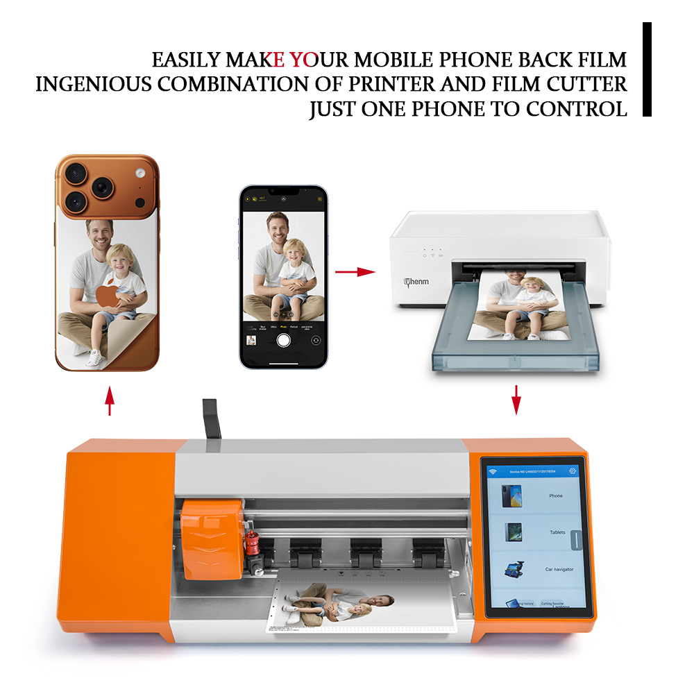 Unlimited Smart Cutter Mobile Sticker Phone Skin Hydrogel Film Screen Protector Cutting Machine - Bild 2