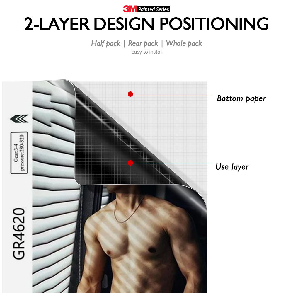 Custom Logo 3M Mobile Phone Back Film Cutting Machine Sheet Phone Sticker Anti Slip Leather Mobile Phone Back Skin - تصویر 5