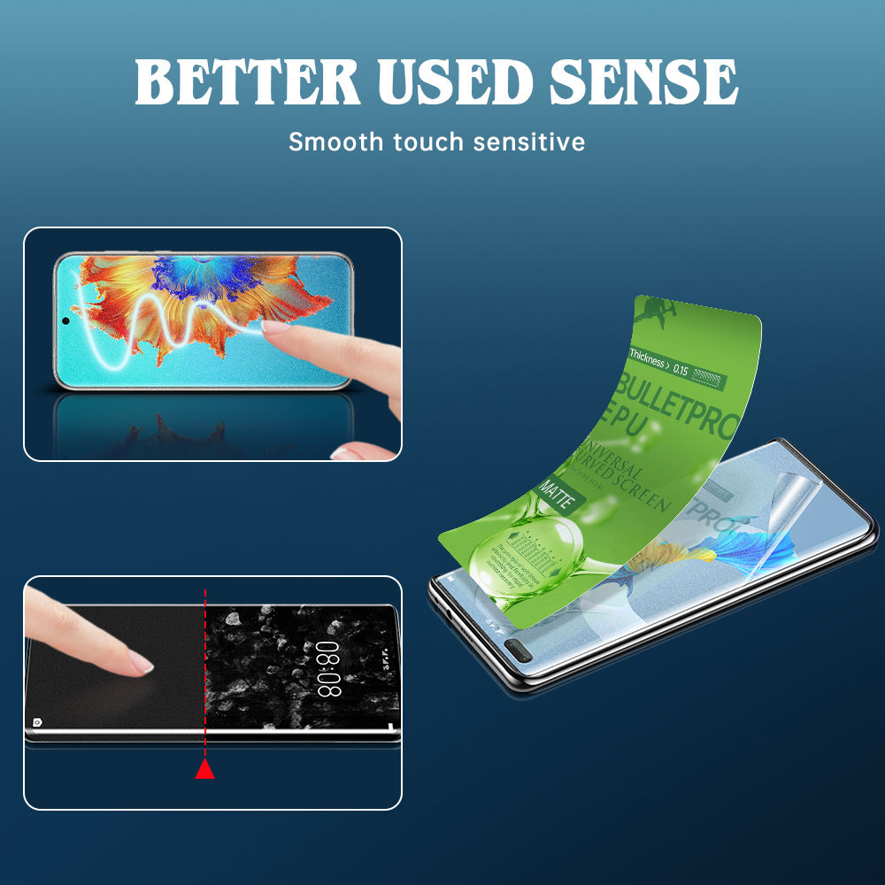 0.15mm EPU Soft Hydrogel Film Materials Sheet Mobile Phone Screen Protector - Зображення 2