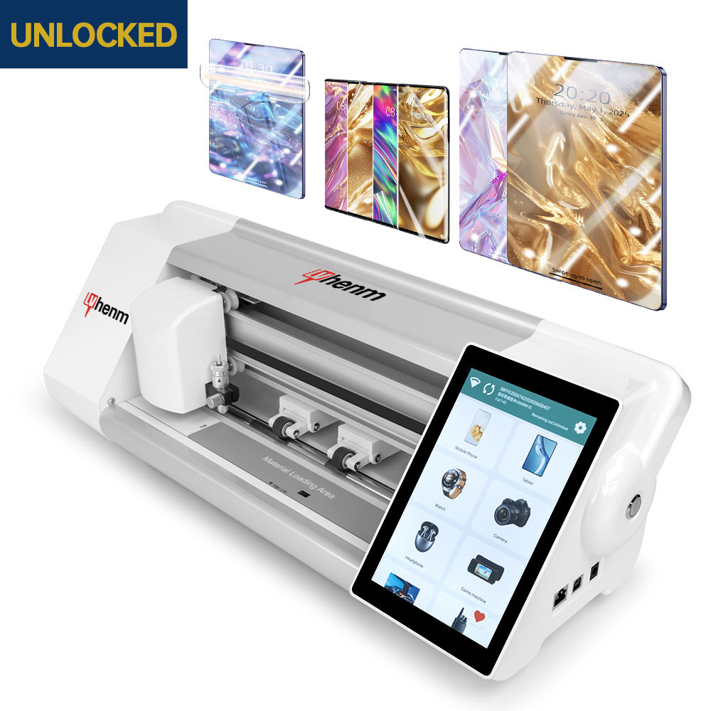2025 New Arrived X5T 13-Inch Intelligent Unlimited Hydrogel TPU Screen Protector Film Cutting Machine