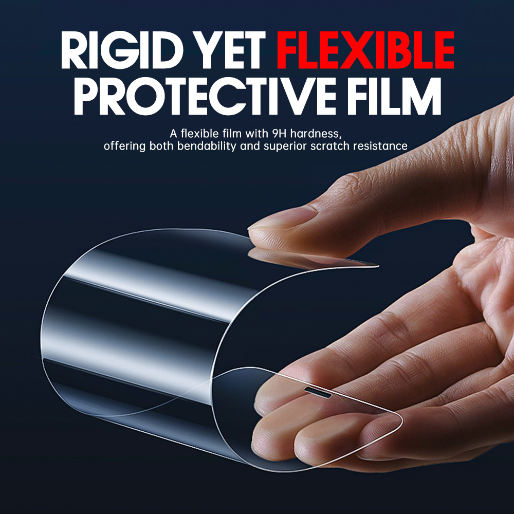 New 0.35mm Electroplate Universal Flexible HD AF Hybrid Glass Film Screen Protector 2.5D 7H Hardness 92% for Mobile Phone - Image 5