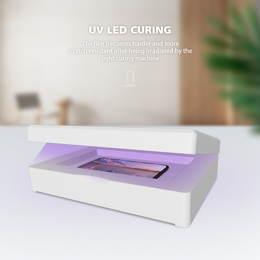 New Upgraded UV Curing Light Film Mobile Phone Anti-Scratch Uv Glass Curved Screen Protector for Samsung Galaxy - Obraz 3