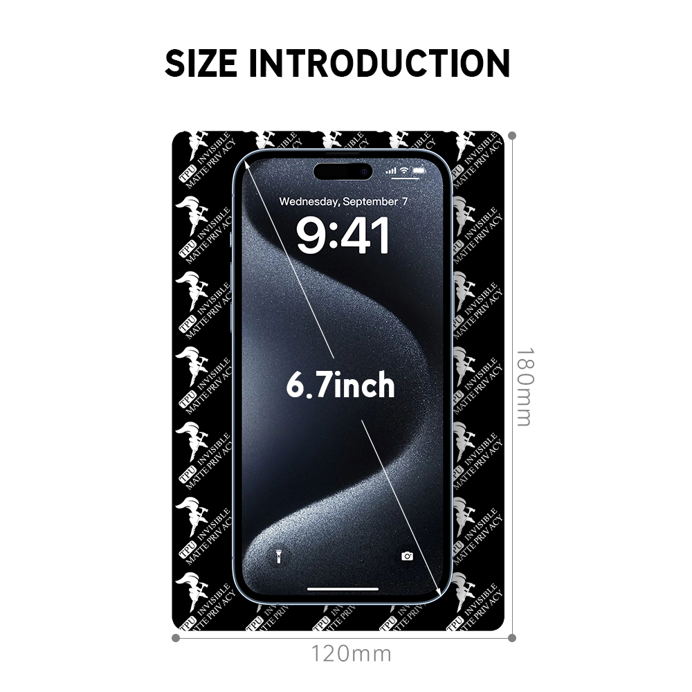 Full Coverage 3D Full Glue Hydrogel Anti Spy Tpu Privacy Screen Protector for Samsung Iphone Xiaomi - Slika 6