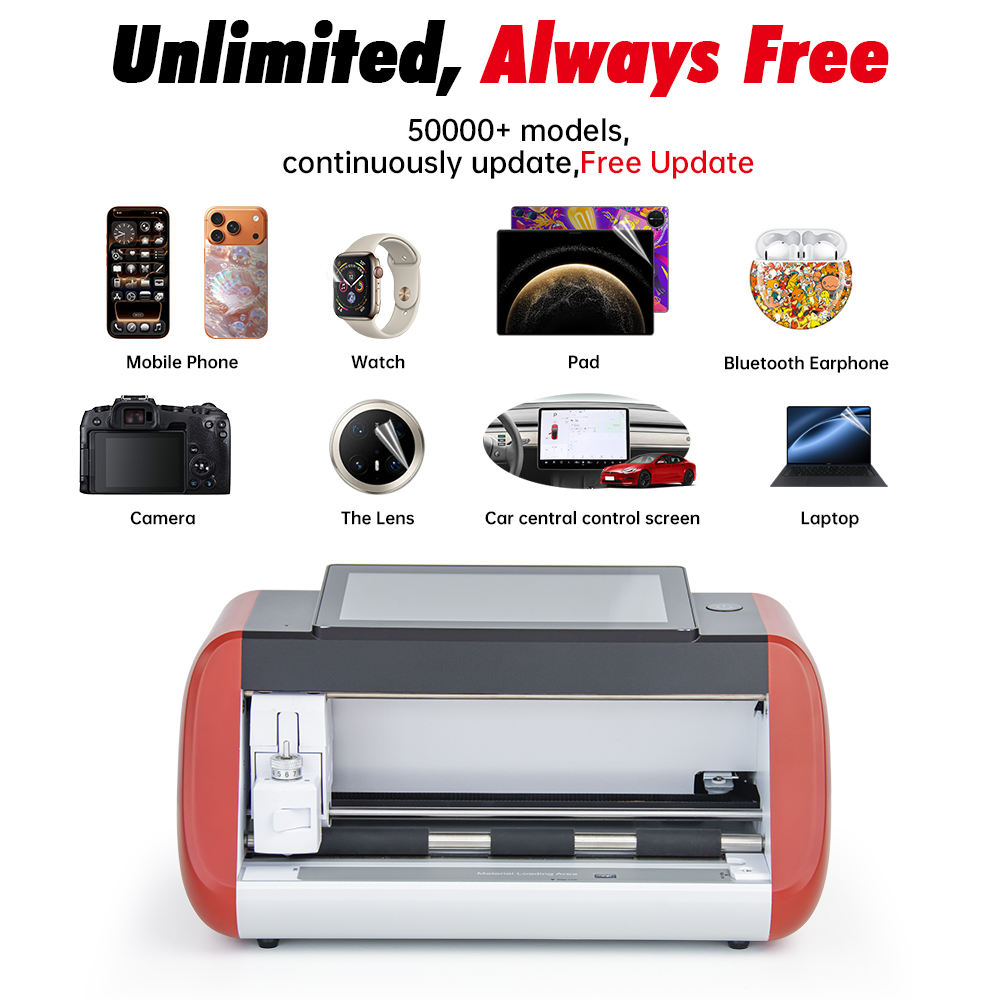 Unlimited Unlocked 10 Inch Mobile Phone Sticker TPU EPU Hydrogel Film Screen Protector Cutting Machine for Phone Skin Printer - Bild 2