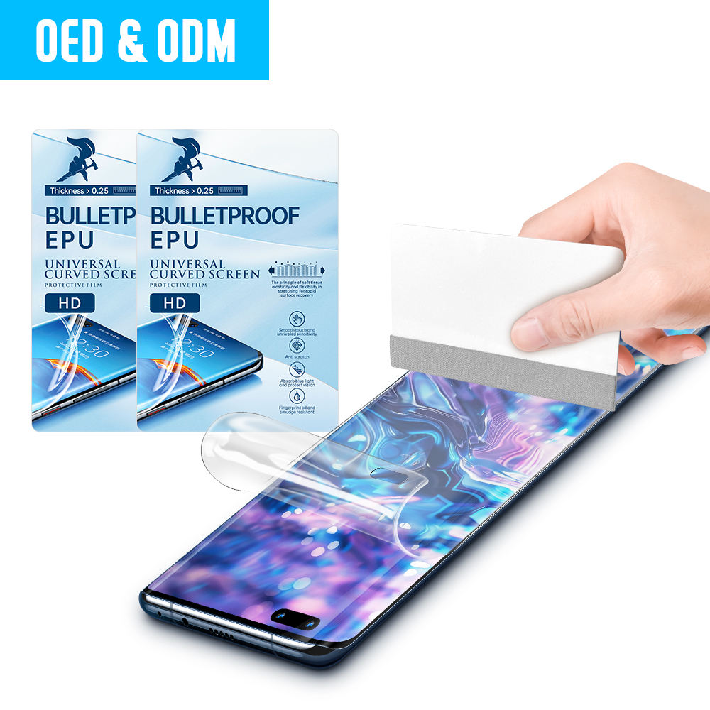 120*180mm Universal Mobile Phone Auto-repair EPU Screen Protector Hydrogel Film 0.25mm