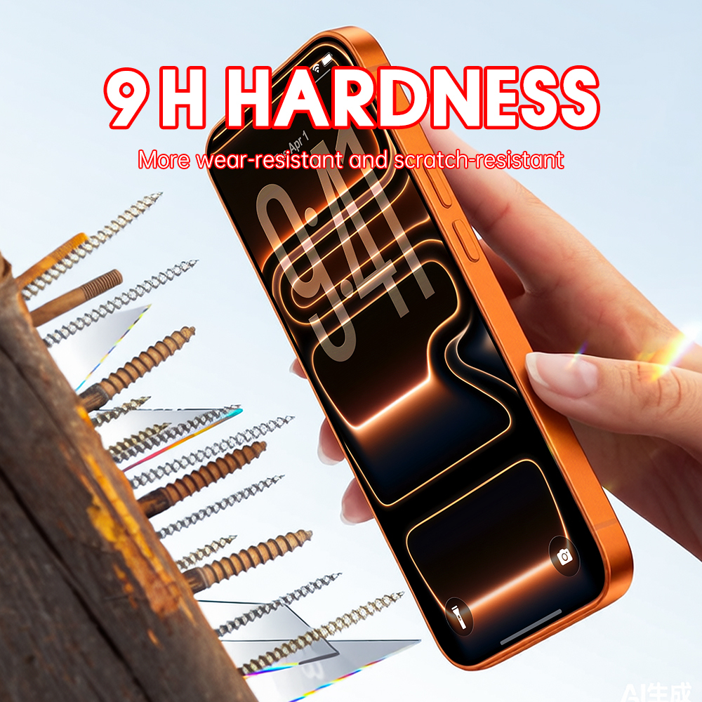 New 0.35mm Electroplate Universal Flexible HD AF Hybrid Glass Film Screen Protector 2.5D 7H Hardness 92% for Mobile Phone - Image 2
