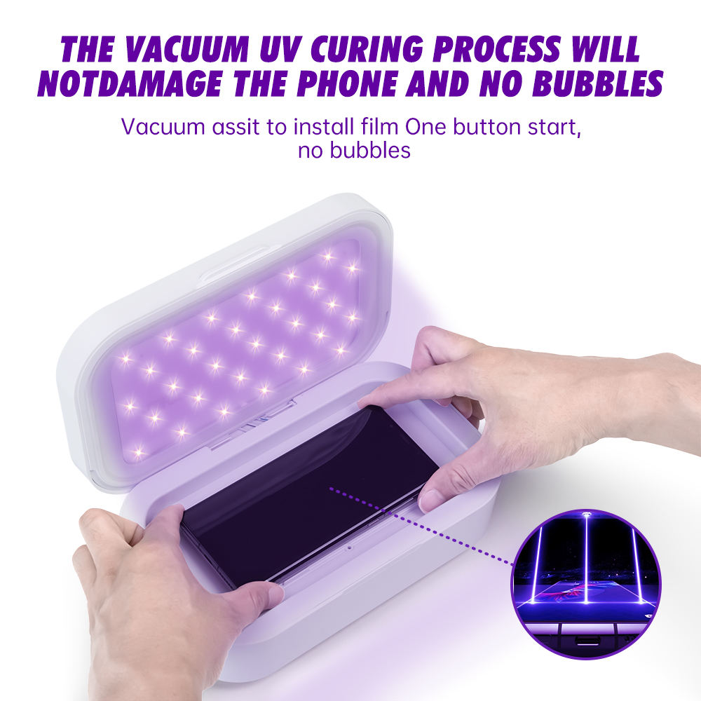 Hydrogel Film UV Screen Protector Vacuum Curing Machine for Mobile Phones UV Screen Protector - Image 4