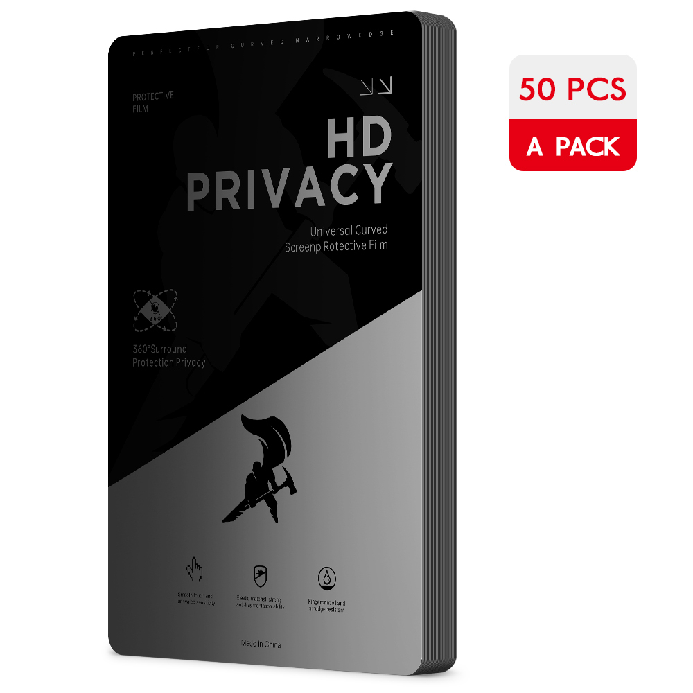 360 Degree HD Privacy Screen Protector Anti Spy Hydrogel Film for iPhone Samsung Phone and More Mobile Phones - 图片 6