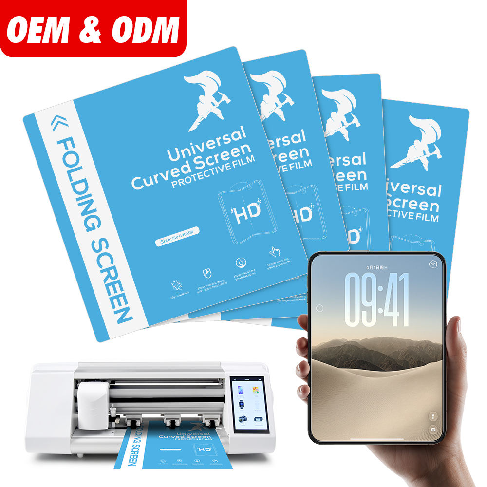 Universal Phone Protection Raw Materials Soft Screen Hydrogel Film EPU HD Hydrogel Screen Protector Film for iphone Duo