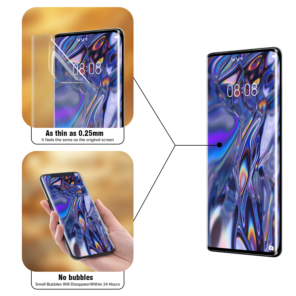 0.25mm Soft Hydrogel Matte EPU Screen Protector Material Film for Smart Mobile Phone - Зображення 6