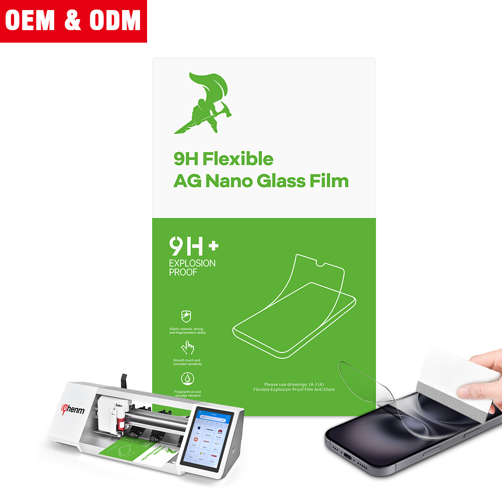 Original Hydrogel Film / Service Custom logo Hydrogel Screen Protector Film Nano Glass Phone Screen Protector