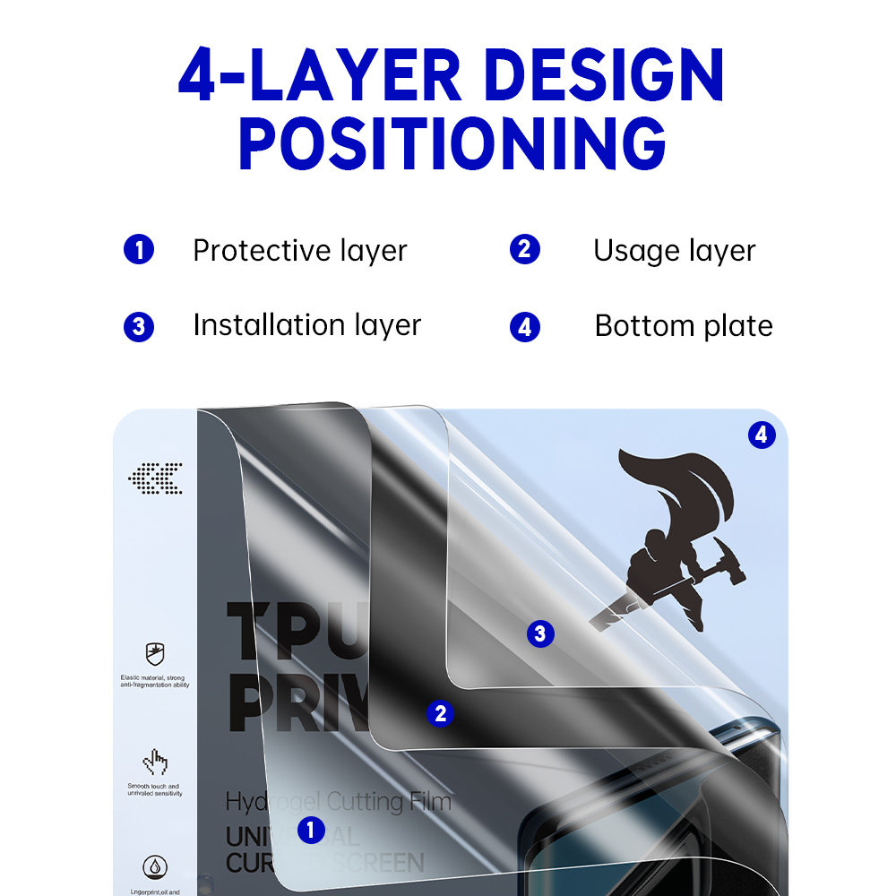 Smartphone TPU Soft Hydrogel Screen Protector Films for Phone Front Protect - Bild 5