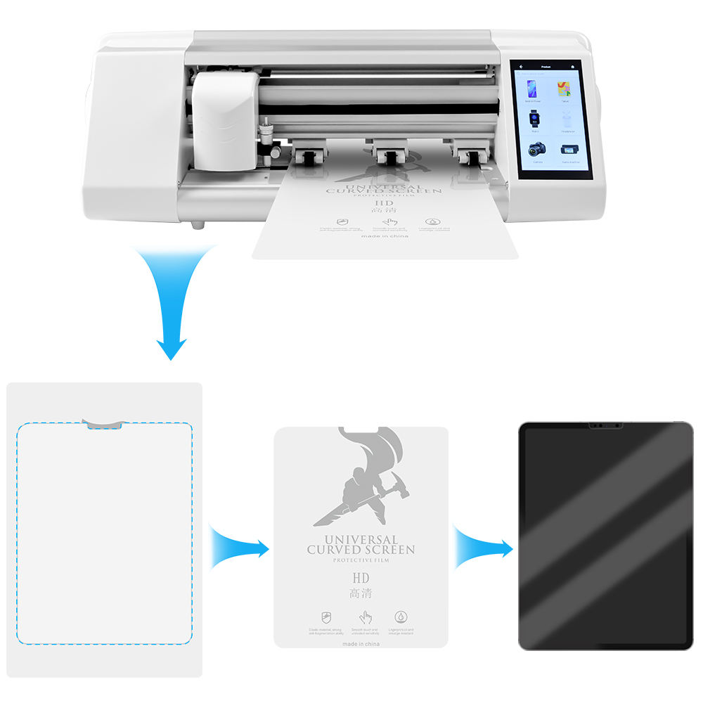 240*340mm Big Size Tpu Material Matte Anti-Blue Light HD Clear Hydrogel Film Screen Protector for Tablet Ipad - 图片 4
