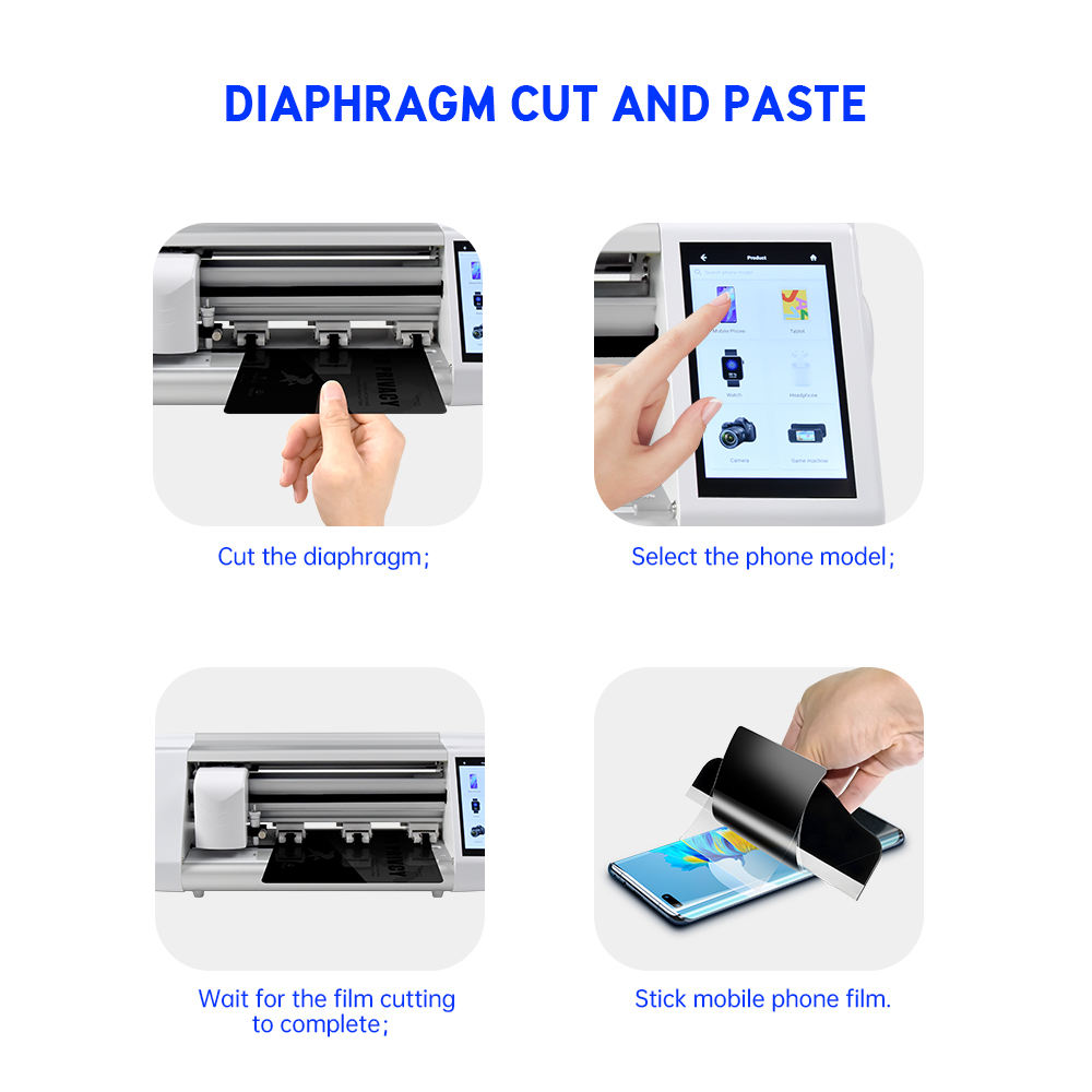 Anti Spy Mobile Phone Front Soft Flexible HD Privacy Hydrogel Tpu Membrane Protective Film for Samsung Iphone - Kuva 4