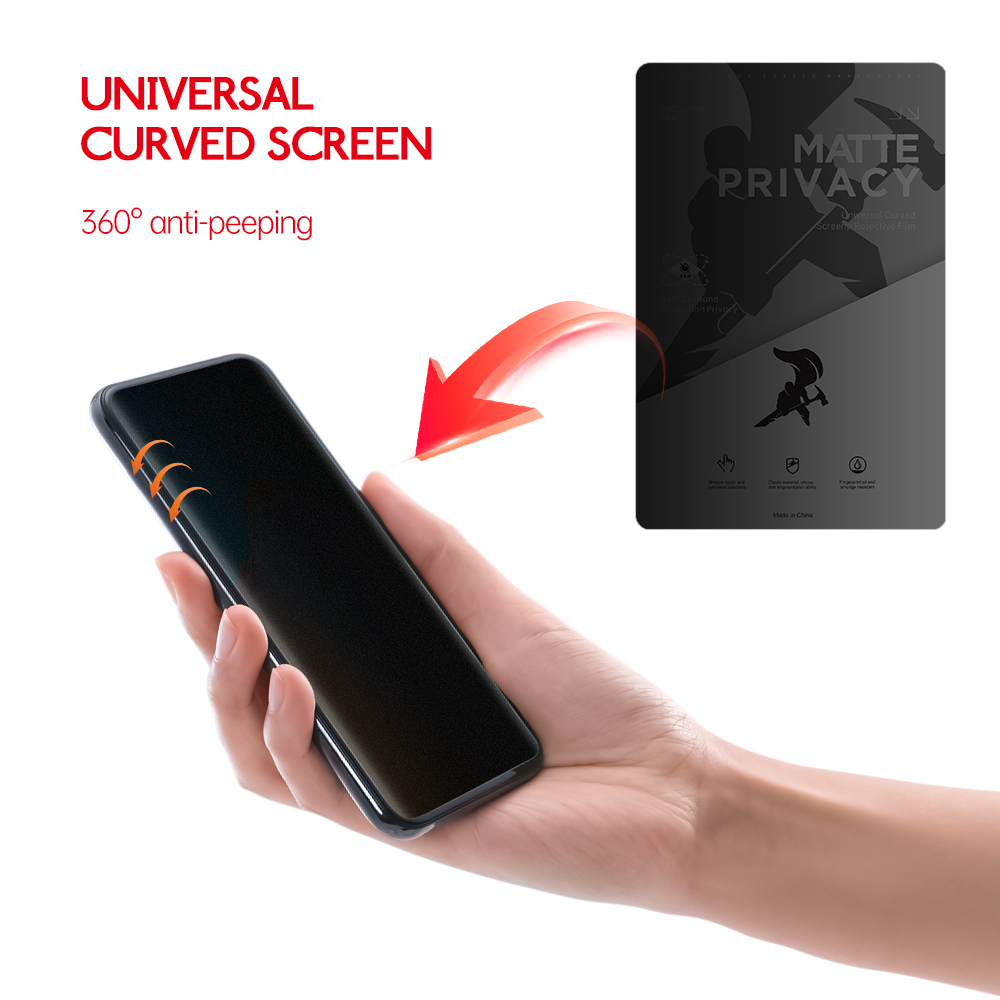 Matte Privacy Mobile Phone Anti Peeping Screen Protector Antiespia Lamina Peliculas Para Celular Mica Hidrogel Privacidad - 图片 6