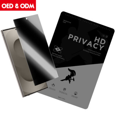 12x18cm Antispy Privacy Screen Protector 360° HD Clear Anti Peep TPU Hydrogel Film Sheet