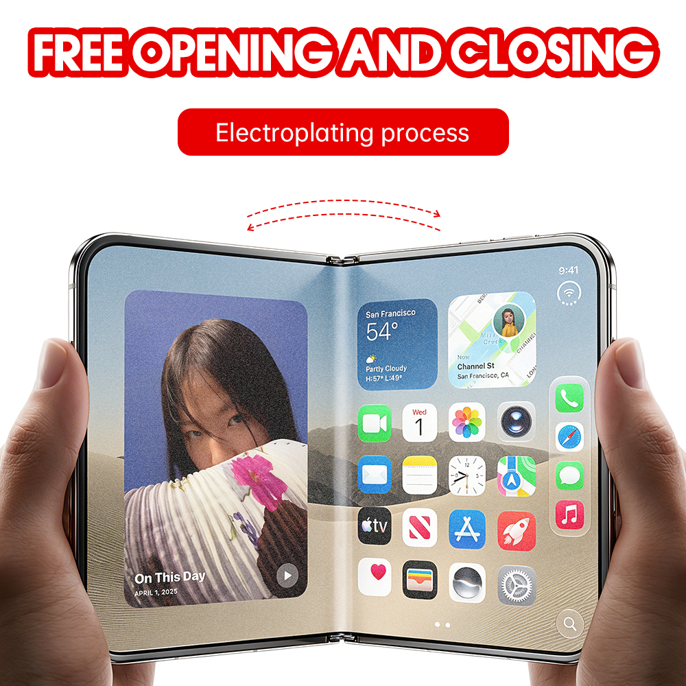 Universal Phone Protection Raw Materials Soft Screen Hydrogel Film EPU HD Matte Hydrogel Screen Protector Film for iphone Duo - Imagem 4