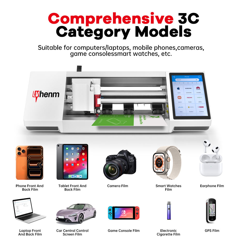 Unlimited 5H 7H 9H PET TPU Hydrogel Film Making Machine Mobile Phone Skin Cutter Plotter Screen ProtectorCutting Machine - Obraz 6