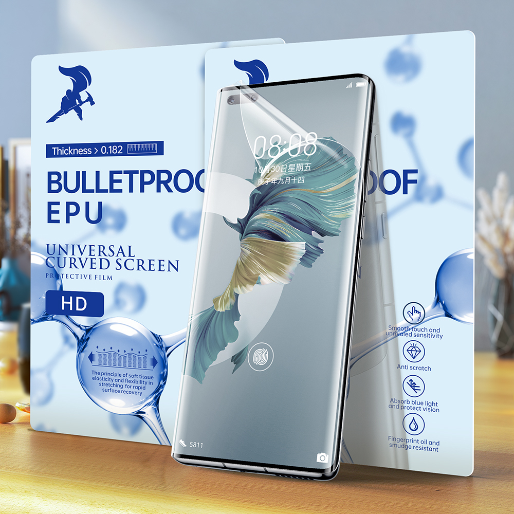 Grade AAA Custom Hydrogel Screen Protector for Mobile Phones PPF Liquid Soft HD Matte Privacy UV EPU TPU Hydrogel Film