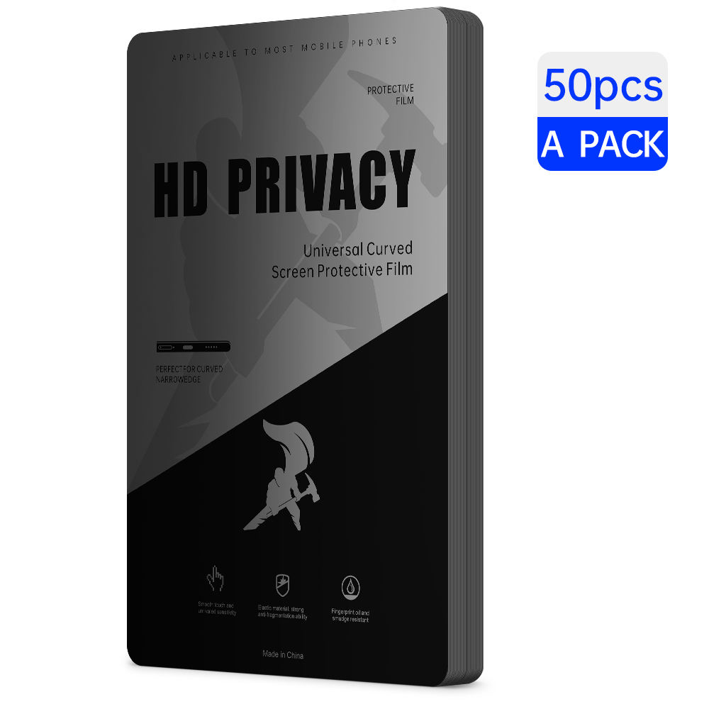 Anti Spy Mobile Phone Front Soft Flexible HD Privacy Hydrogel Tpu Membrane Protective Film for Samsung Iphone - Kuva 6