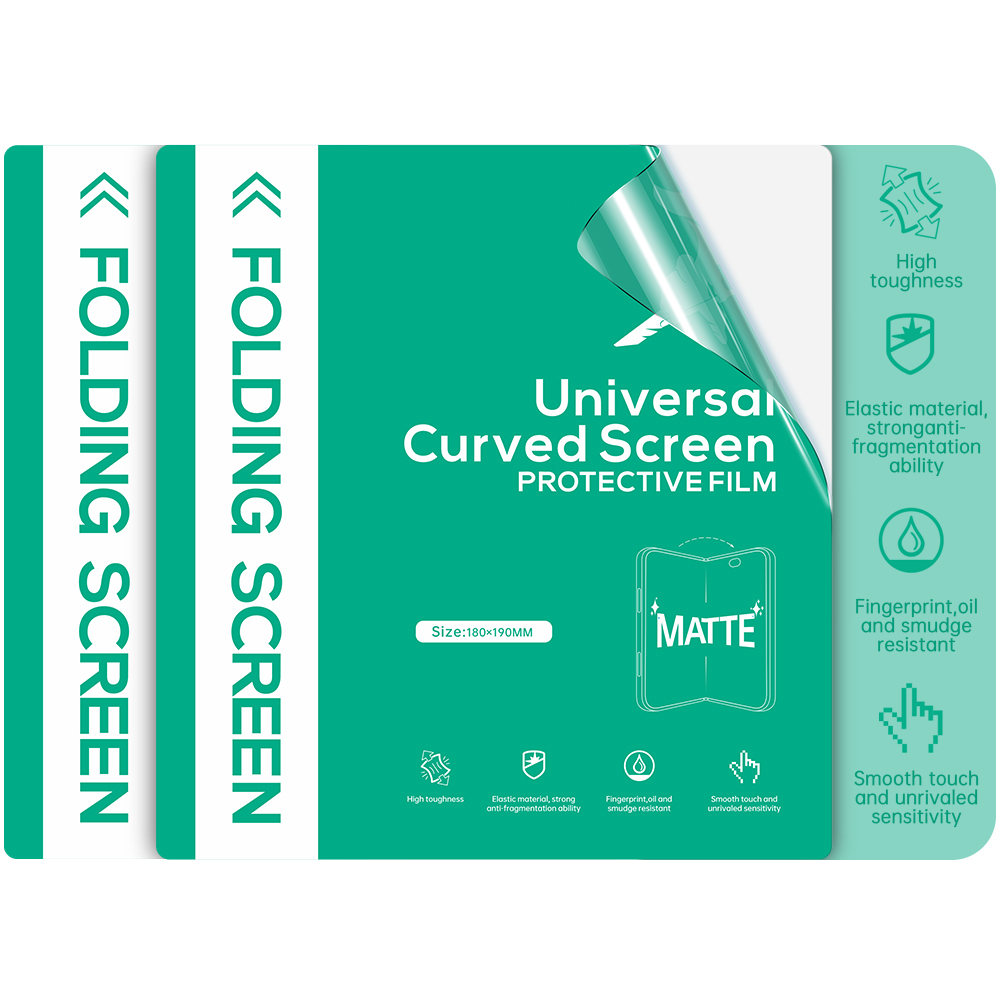 Universal Phone Protection Raw Materials Soft Screen Hydrogel Film EPU HD Matte Hydrogel Screen Protector Film for iphone Duo - Imagem 2