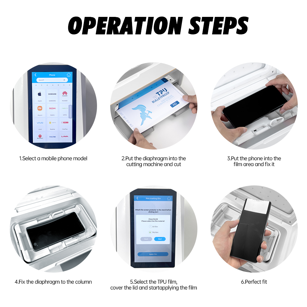 Mobile Phone Hydrogel TPU HD Screen Protector for Hydrogel Film Cutting and Laminating Machine - Image 5