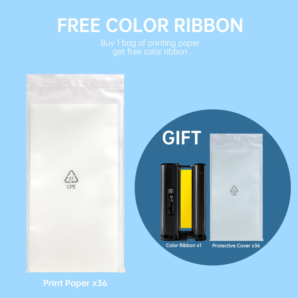 195*100mm DIY Customize Printing Mobile Phone Back Skin Sticker Paper for Phone Skin Printer With Color Ribbon - تصویر 2