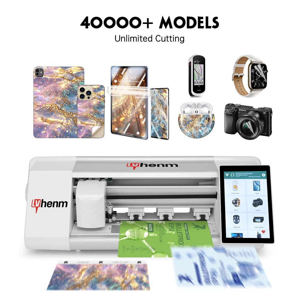 2025 New Arrived X5T 13-Inch Intelligent Unlimited Hydrogel TPU Screen Protector Film Cutting Machine - Immagine 2