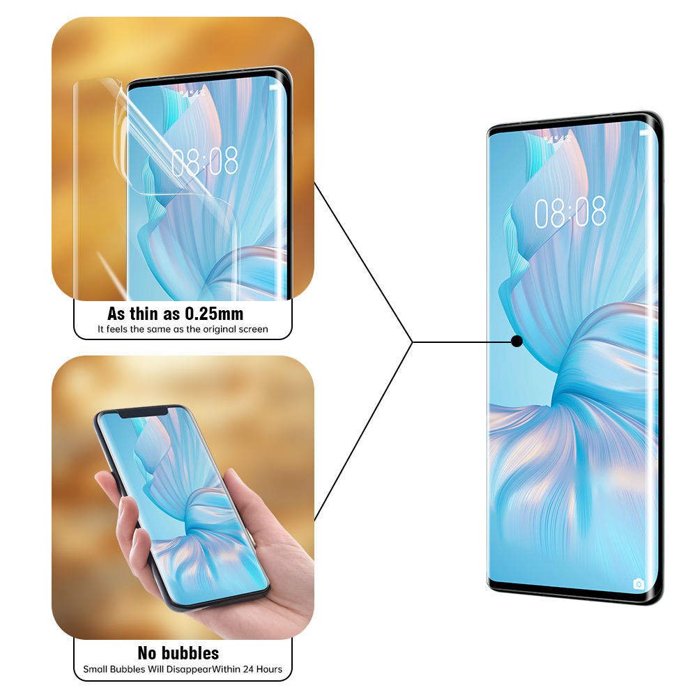 120*180mm Universal Mobile Phone Auto-repair EPU Screen Protector Hydrogel Film 0.25mm - Зображення 3