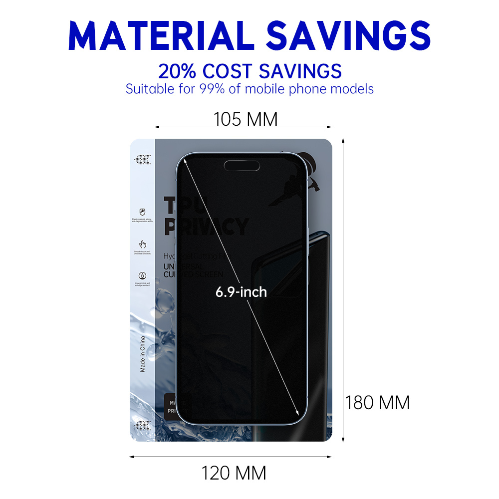 Smartphone TPU Soft Hydrogel Screen Protector Films for Phone Front Protect - Bild 4