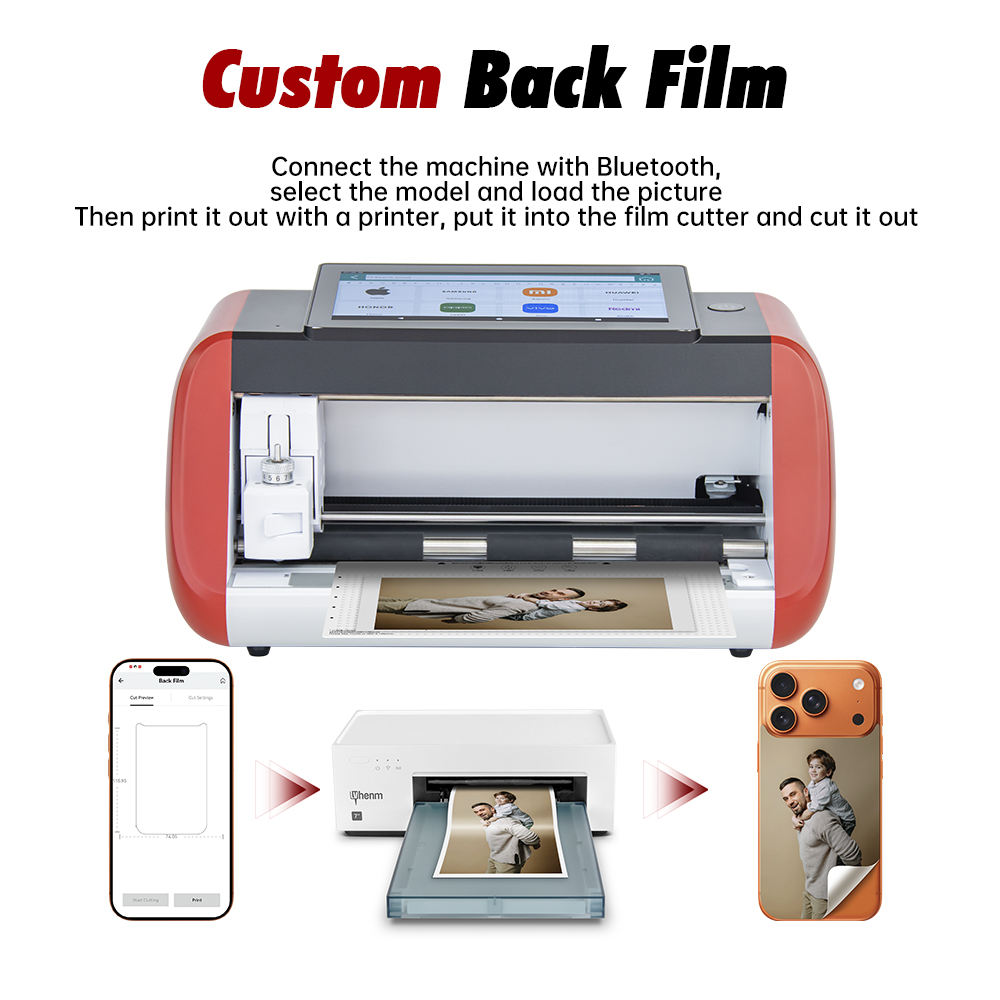 Unlimited Unlocked 10 Inch Mobile Phone Sticker TPU EPU Hydrogel Film Screen Protector Cutting Machine for Phone Skin Printer - Bild 5
